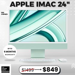 🖥️ iMac 24” Retina 4.5K (Usado) – Desde $849 | Ahorra 45% 💸