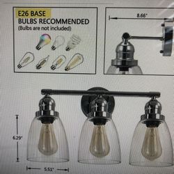 Luxury Bathroom Vanity Light-3 Light