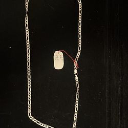 .925 Sterling Silver Necklace  22inch