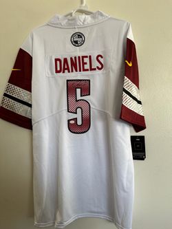 JAYDEN DANIELS SIGNED WASHINGTON COMMANDERS AUTOGRAPHED NIKE JERSEY w/COA Large 14-03