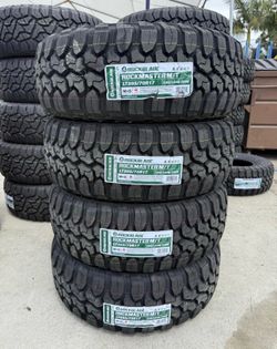 285/70/17 Rockblade MT 4 NEW TIRES MOUNTED AND BALANCED