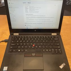 Lenovo Thinkpad Yoga260 2in 1 12.5” I5-6200u 8gb 128gb Ssd Win11 Charger Warranty