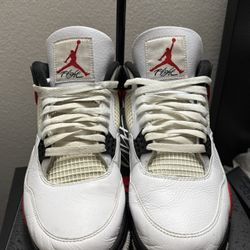 Cement Red Jordan 4s 