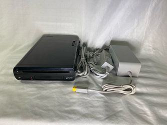 Nintendo Wii U Console Black with Power Adapter