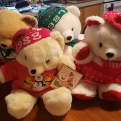 New Vintage Kmart Christmas Bears 