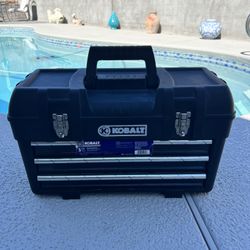 Kobalt 23" 3-Drawer Portable Tool Box New