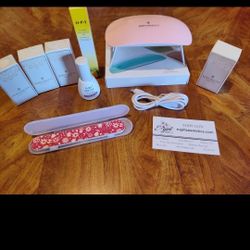 Red Gel Nail Polish Kit