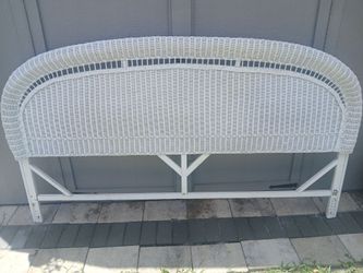 King Wicker Headboard