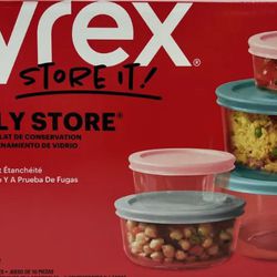 Pyrex 10 PC Food Storage 