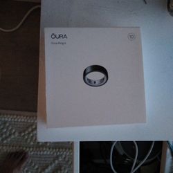 OURA Ring 4, Matte, Black, Size 10, Brand New