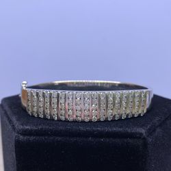 14K Dia Bangle 