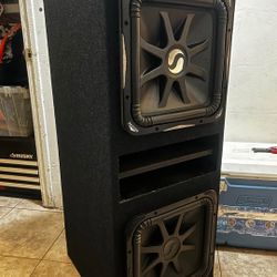 15 Inch  L7 Square Kickers Of 2,000 Watts Each