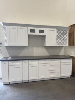 Shaker White Kitchen & Bathroom Cabinets Available