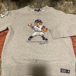 Polo Bear By Ralph Lauren New York Yankee Boy’s Crew neck Sweatshirt 