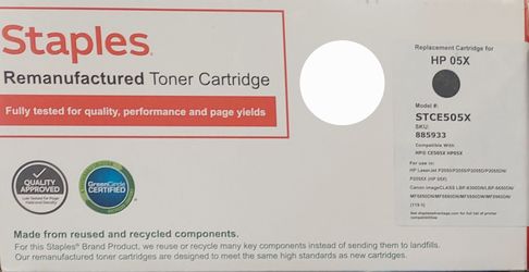 HP Laser Jet Printer Cartridges STCE505X
