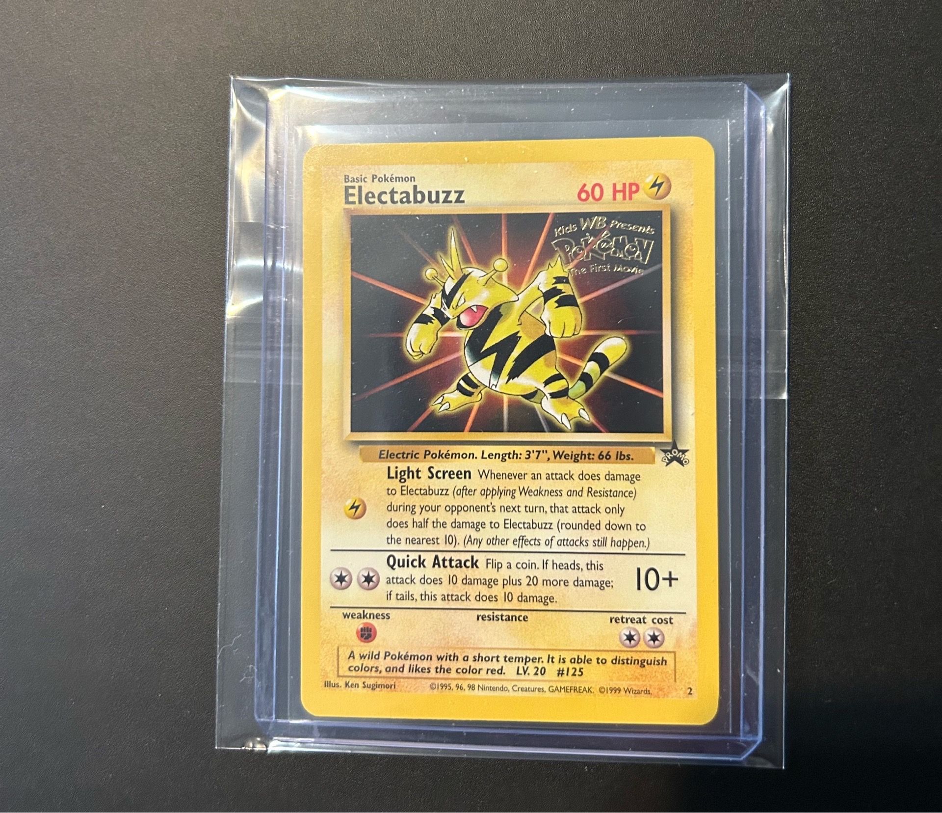 Pokemon Card Electabuzz First Movie WOTC Promo 2 NM