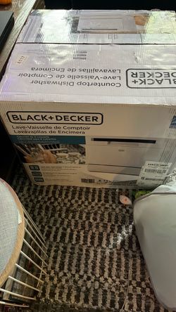 Black and Decker countertop dishwasher