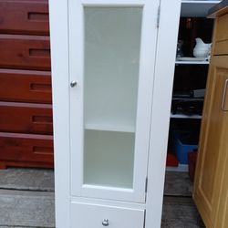 White Cabinet w/ Drawer