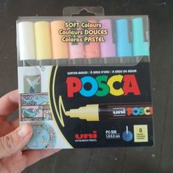 Posca Paint Markers In Varying Color Sets