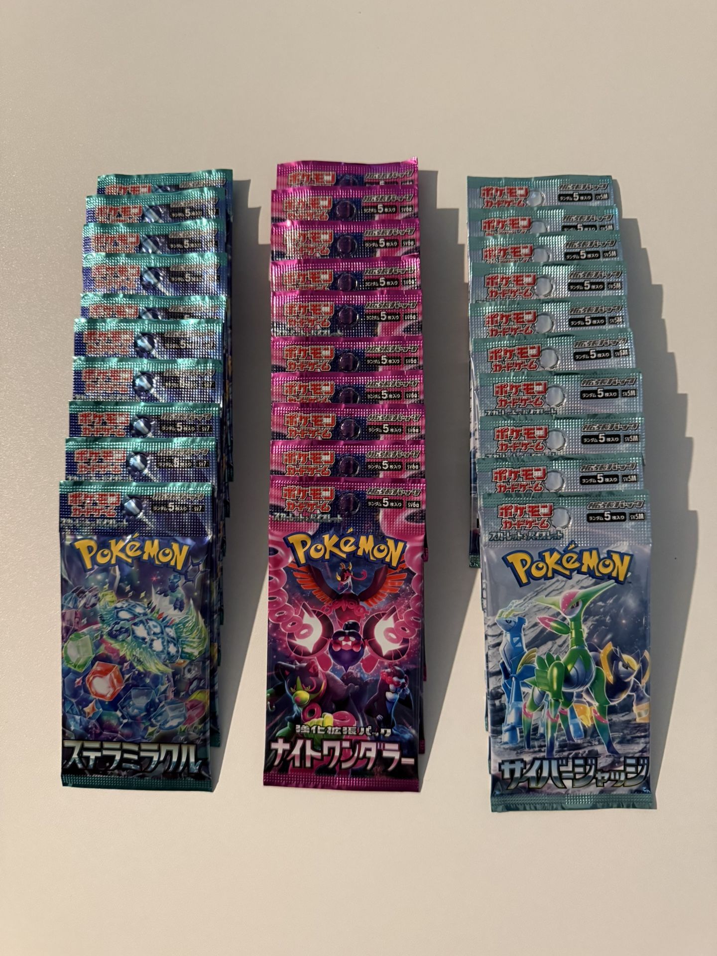 30 Pokemon Booster Packs (Japanese)