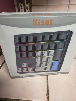 Kisnt 34-Key Wireless Mechanical Number Pad