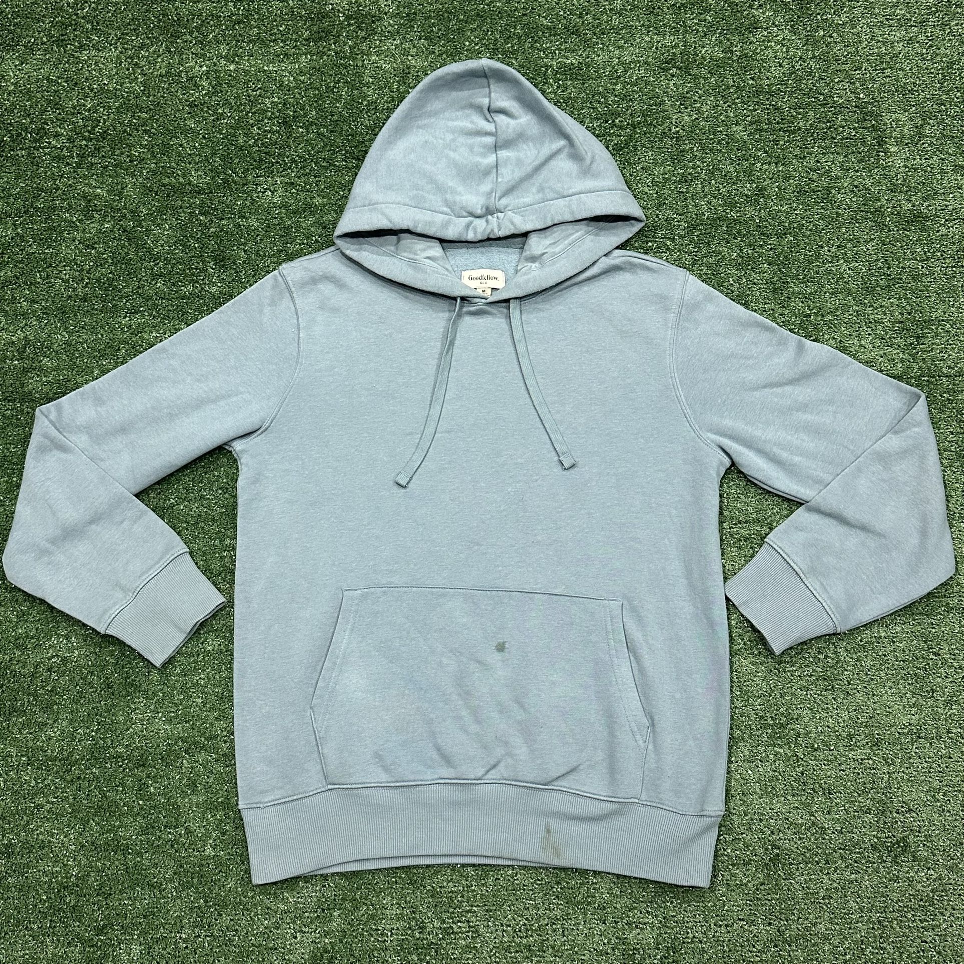 Goodfellow & Co Men's M Light Weight Light Blue Teal Turquoise hoodie Sweater Size Medium Men’s