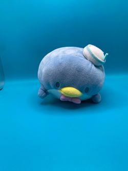(NEW) Sanrio Tuxedosam Roll-type 6.3IN Plush Stuffed Animal (Round1 Exclusive) (PERFECT FOR BIRTHDAY PARTIES)