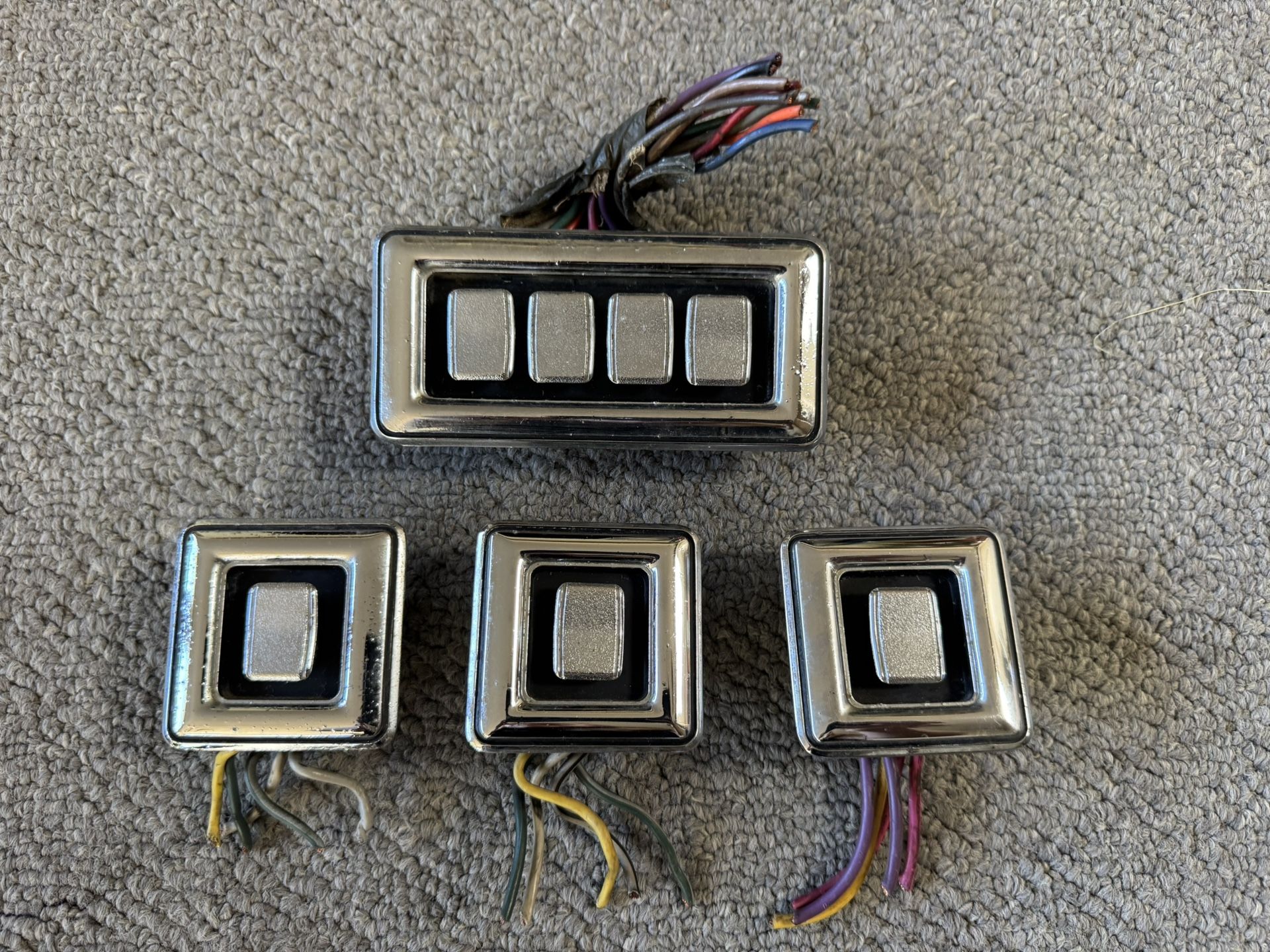 1970 Dodge Challenger Power Window Switches Set Of 4