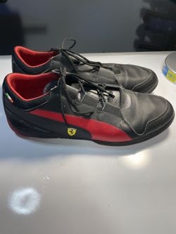 Puma Ferrari men’s shoes Size 9.5 Black Red