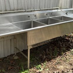Commercial Stainless Steel Sink