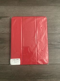 Red Smart Cover/Screen Cover for Apple iPad 1st-4th Gen 11 Inch Tablet