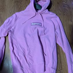 Pink Supreme Box Logo Size Medium 