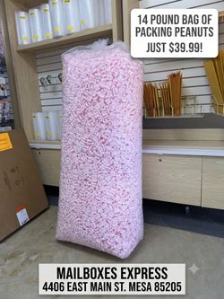Huge bag of packing peanuts