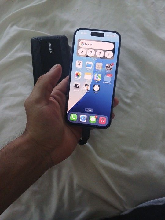 Blue iPhone 16