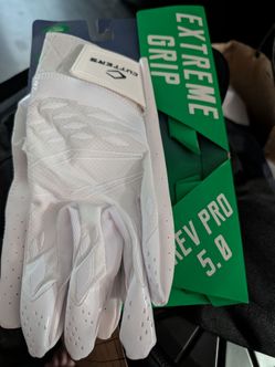 New Cutters Rev Pro 5.0 Receiver Gloves White XL.