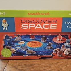 Crocodile Creek Discover Space Puzzle & Play