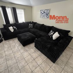 Huge Fluffy Sectional 🛋️ Only $10 Down 