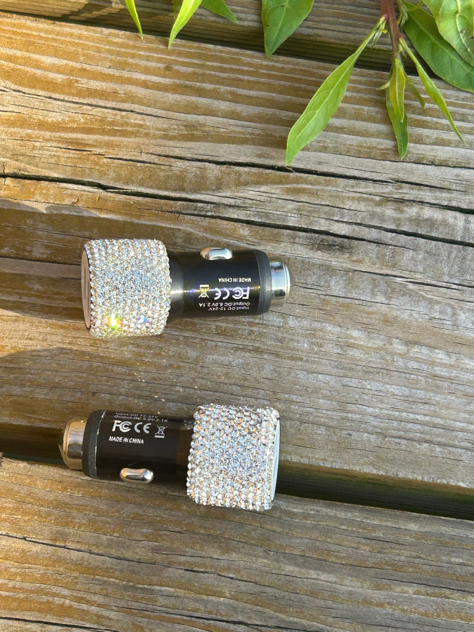 Bling Crystal Car Charger - Dual USB - Fast Charging