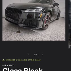 AURA VINYL CAR WRAP GLOSS BLACK