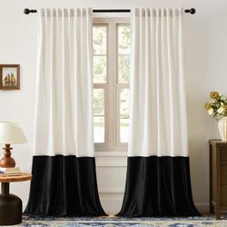 Curtains 108” long velvet