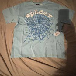 Blue Spider Shirt (medium)