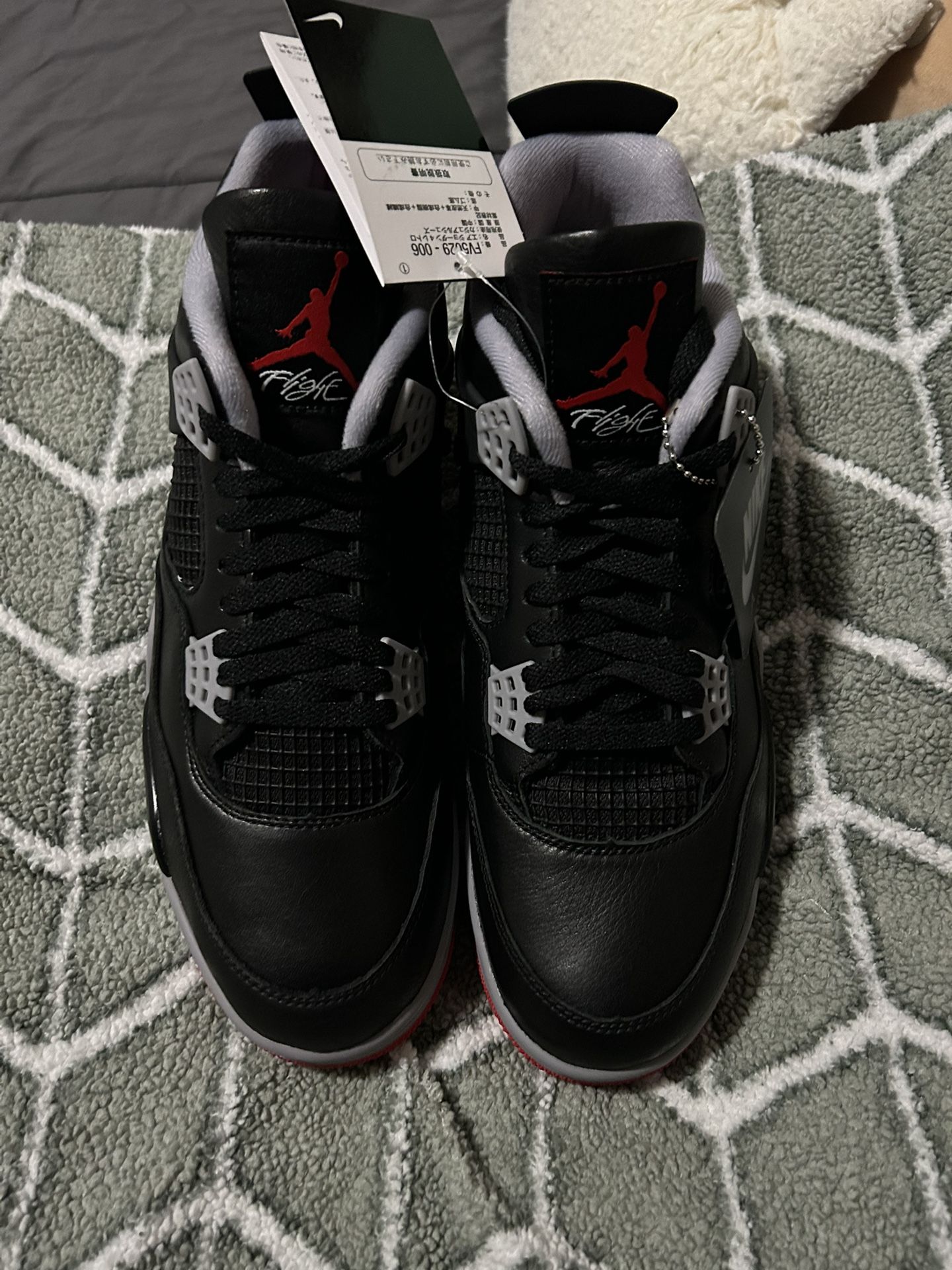 Air Jordan 4 Retro Size 11 Bred Reimagined