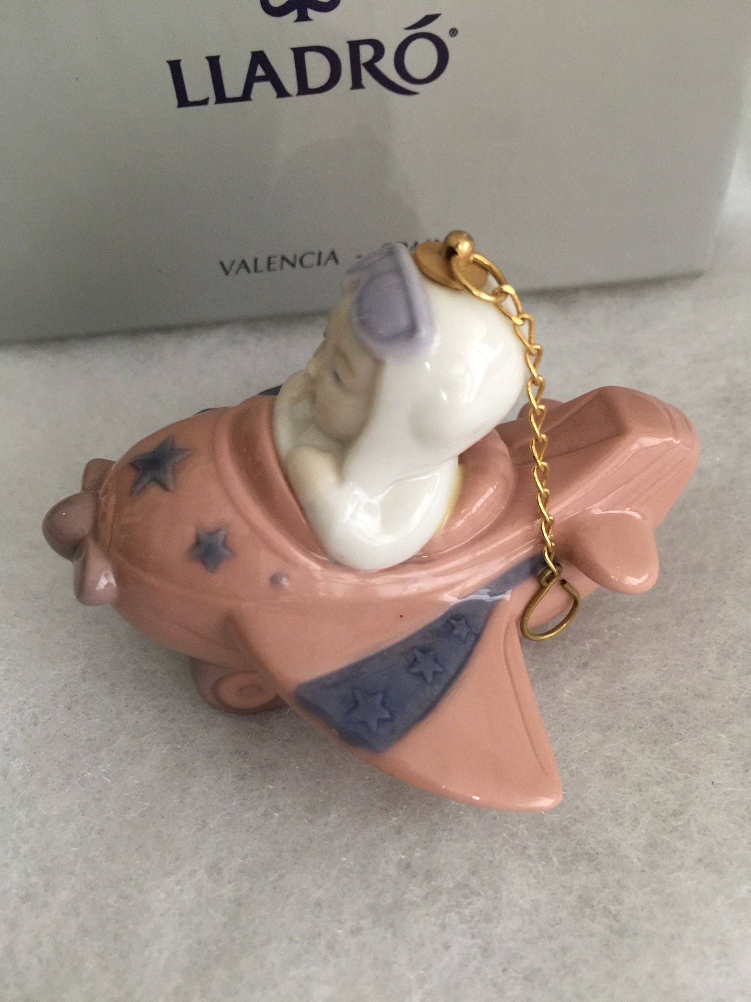 Authentic Lladró Aviator Christmas Ornament