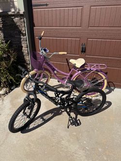 $40 for $400 worth of bikes. Boy and girl bike.