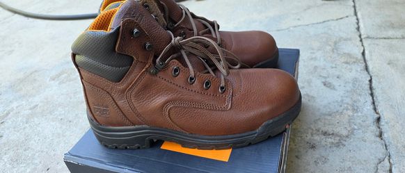 Timberland , titan safety toe 6”,  brown work boot, 10.5