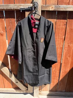 Harry Potter Black Wizard Robe with Gryffindor Crest
