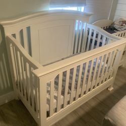 Crib, Mattress, Changing Table. 