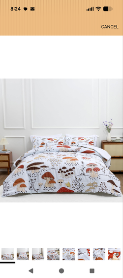 Full size comforter & shams