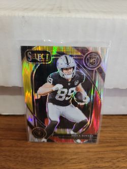 Brock bowers COLOR PRIZM REFRACTOR Rookie RC RAIDERS