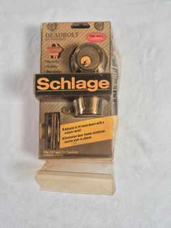 Vintage Schlage Double Cylinder Deadbolt – New in Pack